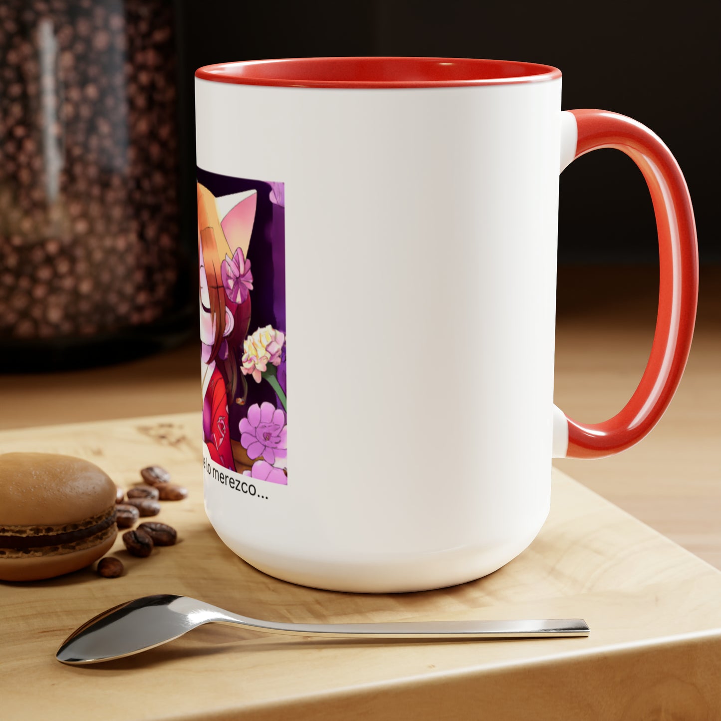 Two-Tone Coffee Mugs, 15oz
