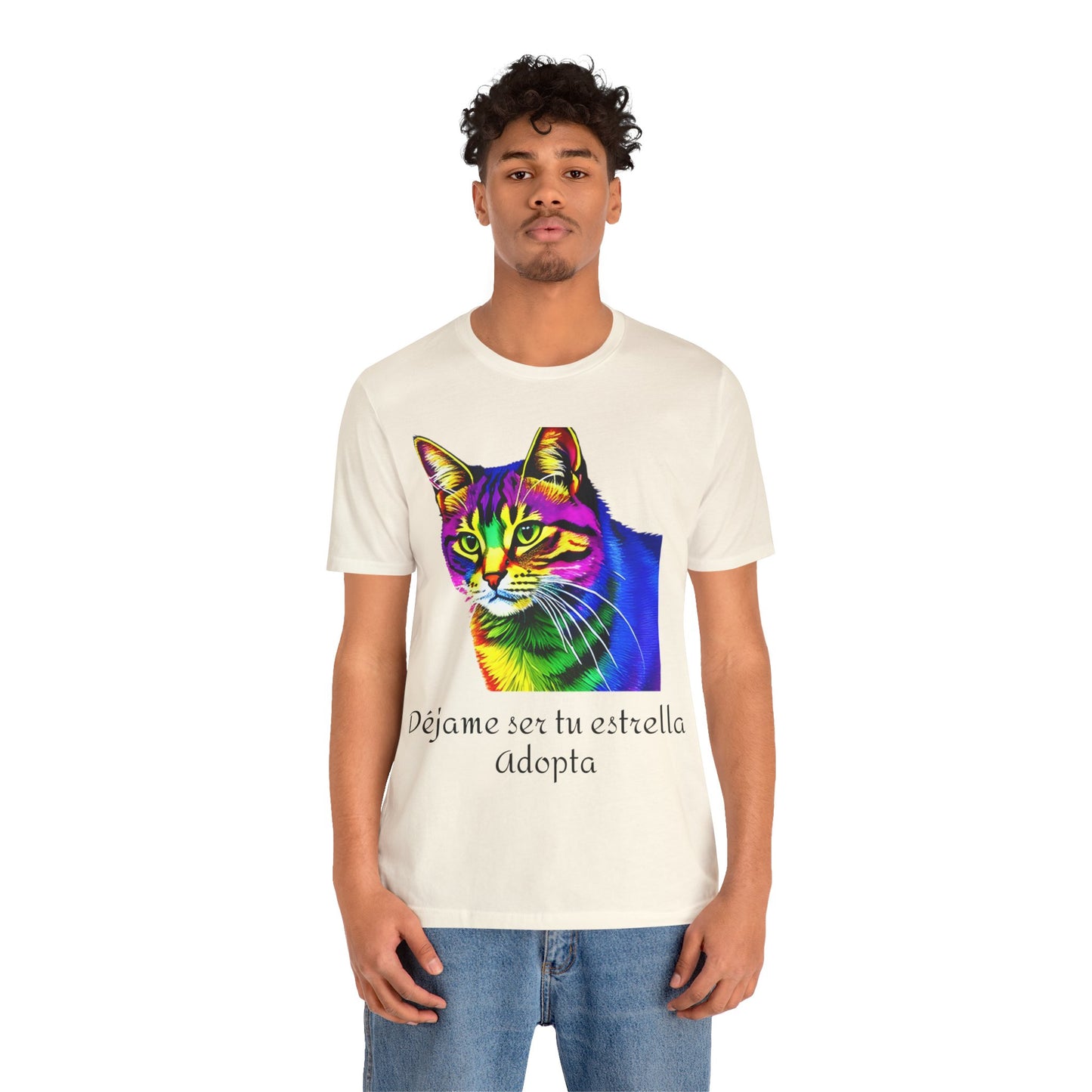 Déjame ser tu estrella - Camiseta Gato - Adopta