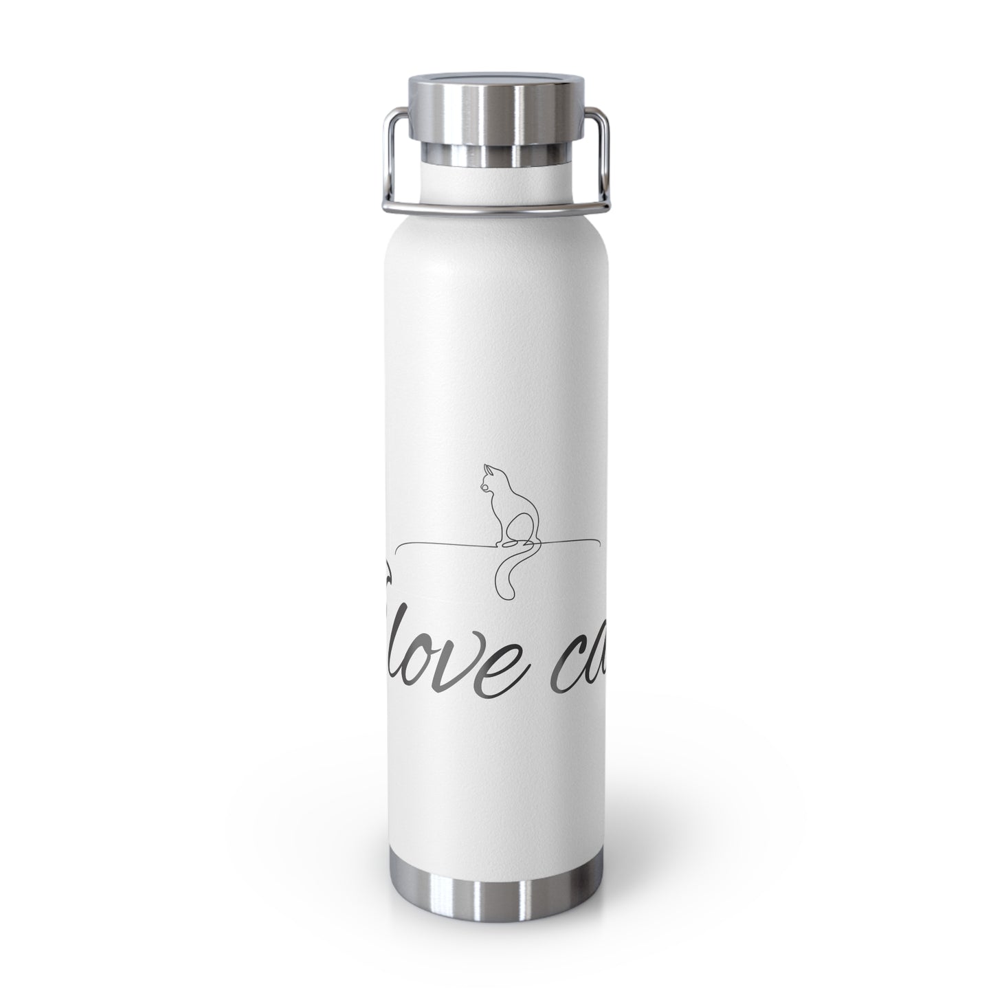 I Love Cats - Botella de 22oz