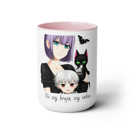 Two-Tone Coffee Mugs, 15oz