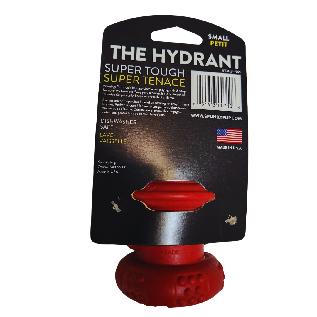 Spunky Pup The Hydrant Chew Toy & Treat Dispenser for Dogs — Small