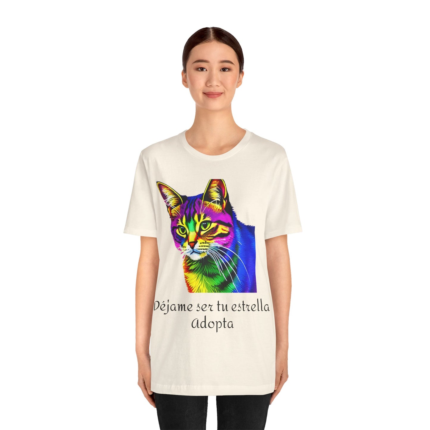 Déjame ser tu estrella - Camiseta Gato - Adopta