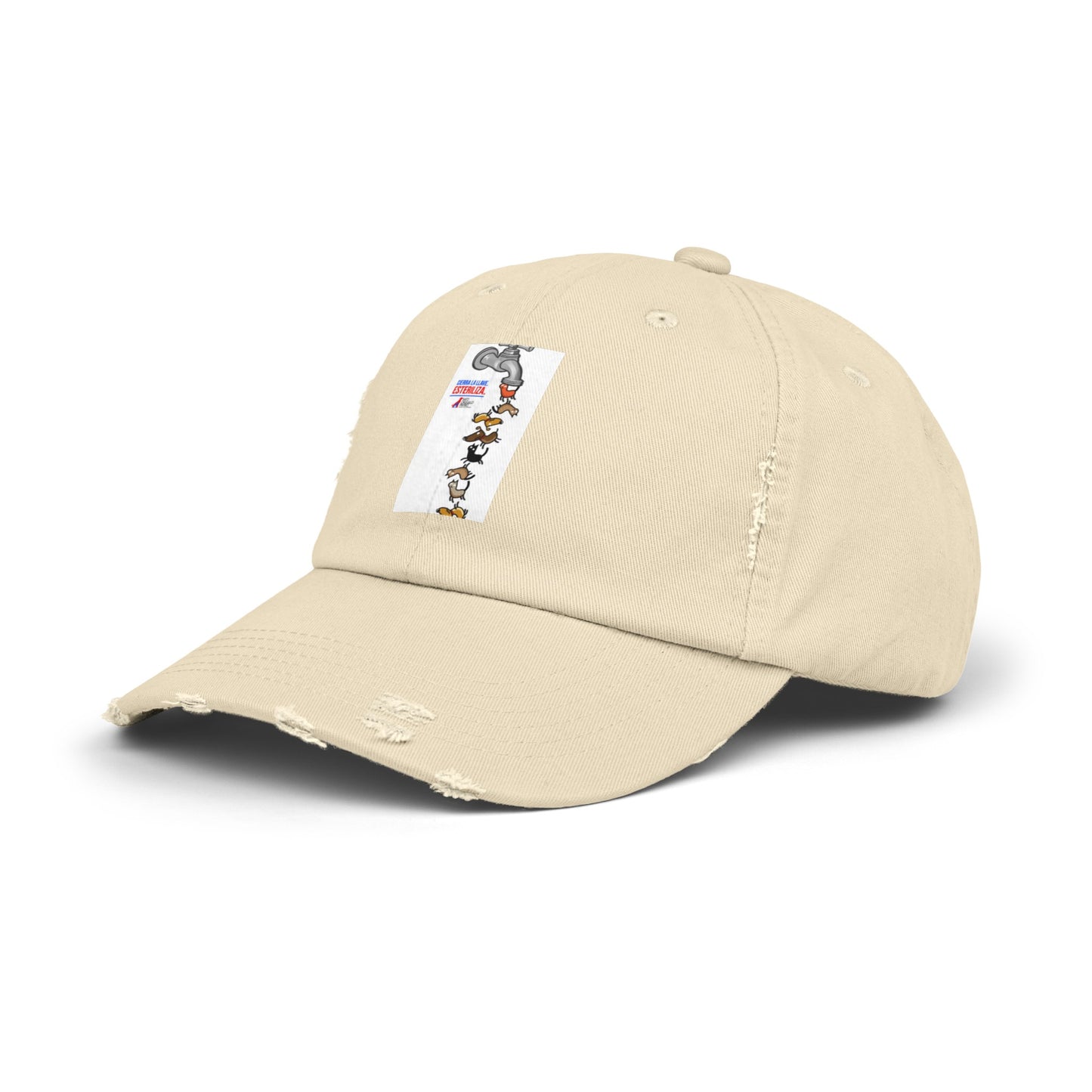 Unisex Distressed Cap ESTERILIZA