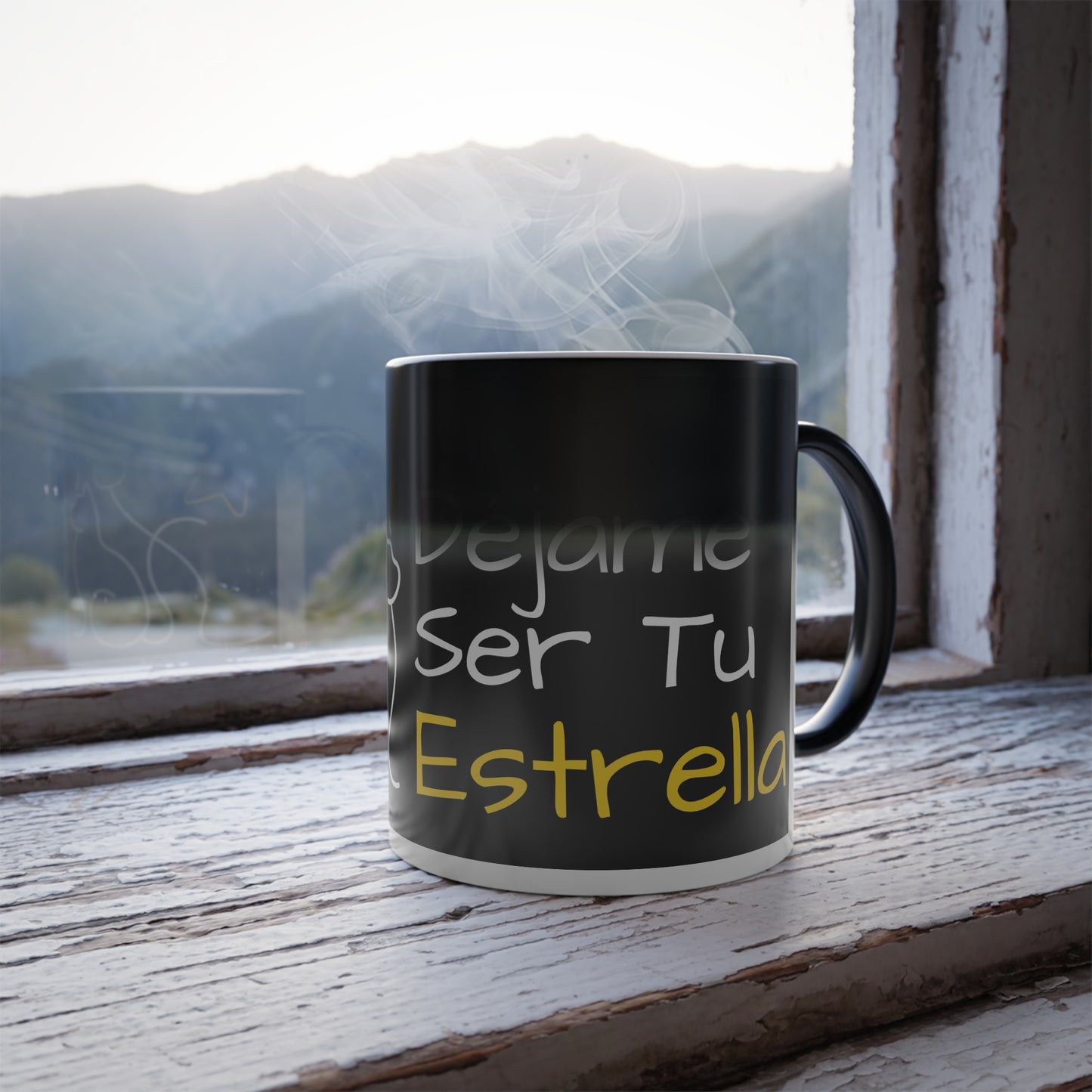 Color Morphing Mug, 11oz Dejame ser tu estrella