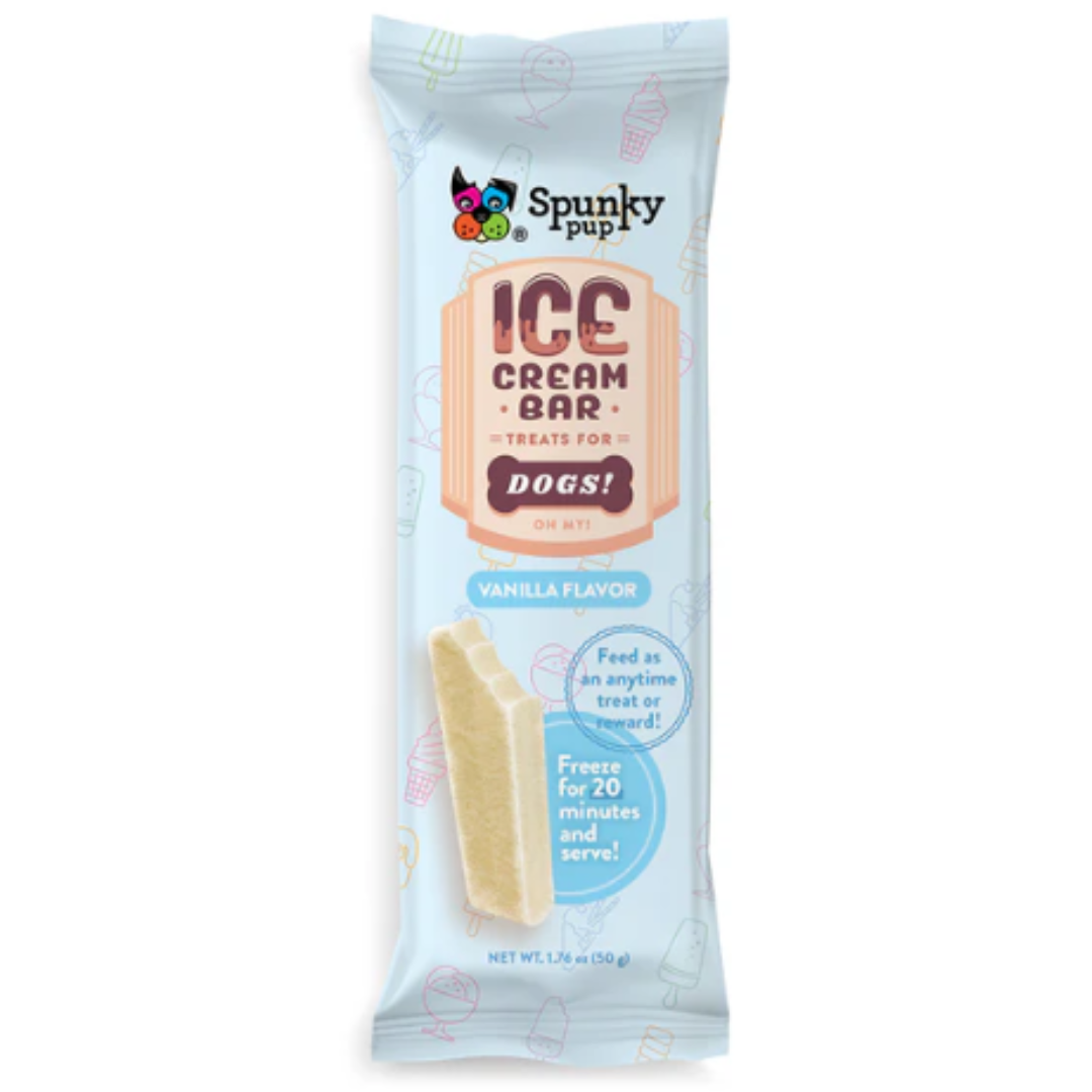 Spunky Pup Ice Cream Bar Dog Treats, 3 Flavors Pack, Cheese Vanilla Banana