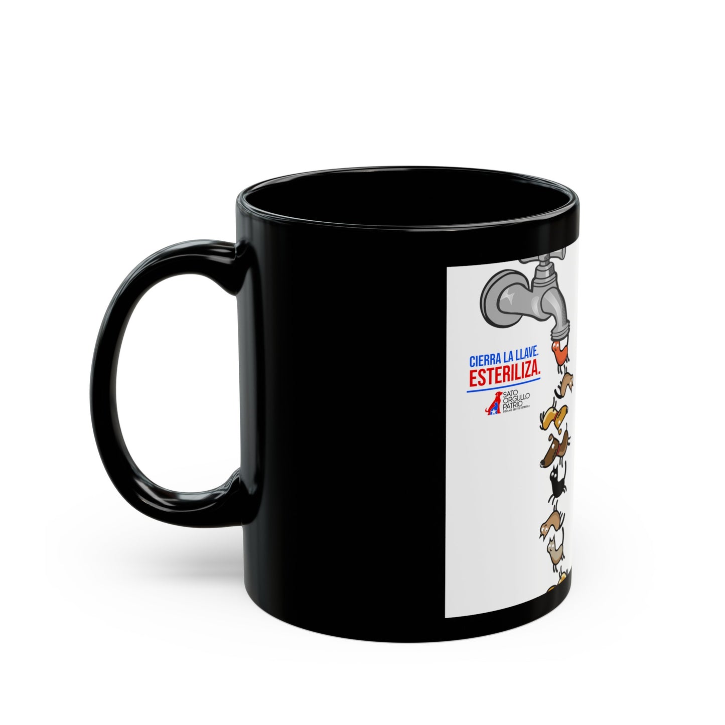 Black Mug (11oz, 15oz) ESTERILIZA