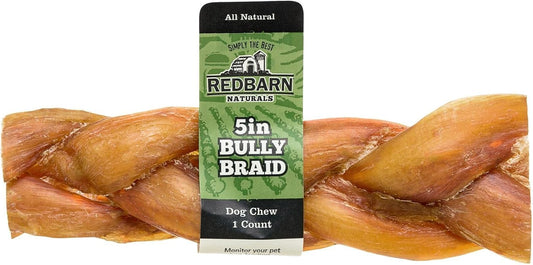 Redbarn 5" Braided Bully Sticks for Dogs