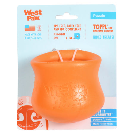 West Paw Zogoflex Toppl Treat Dispensing Puzzle Toy — Large