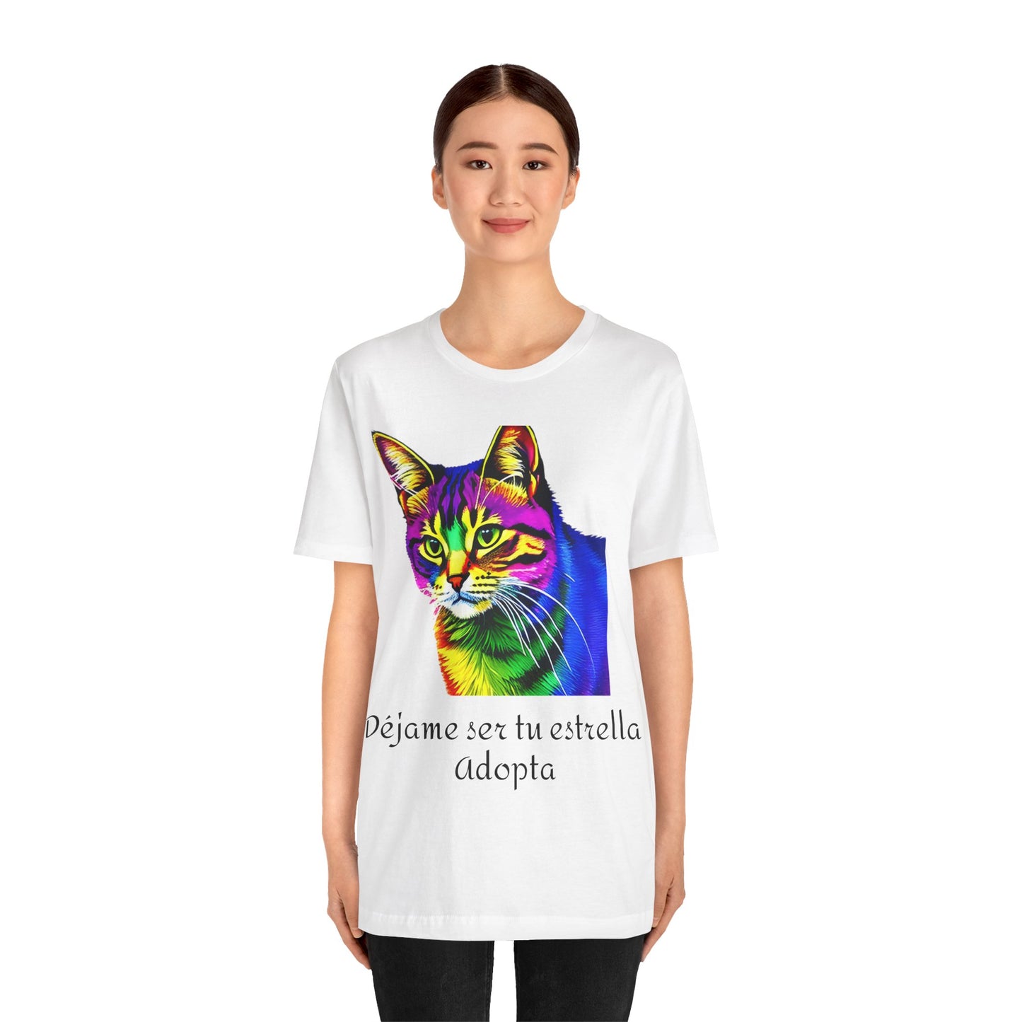 Déjame ser tu estrella - Camiseta Gato - Adopta