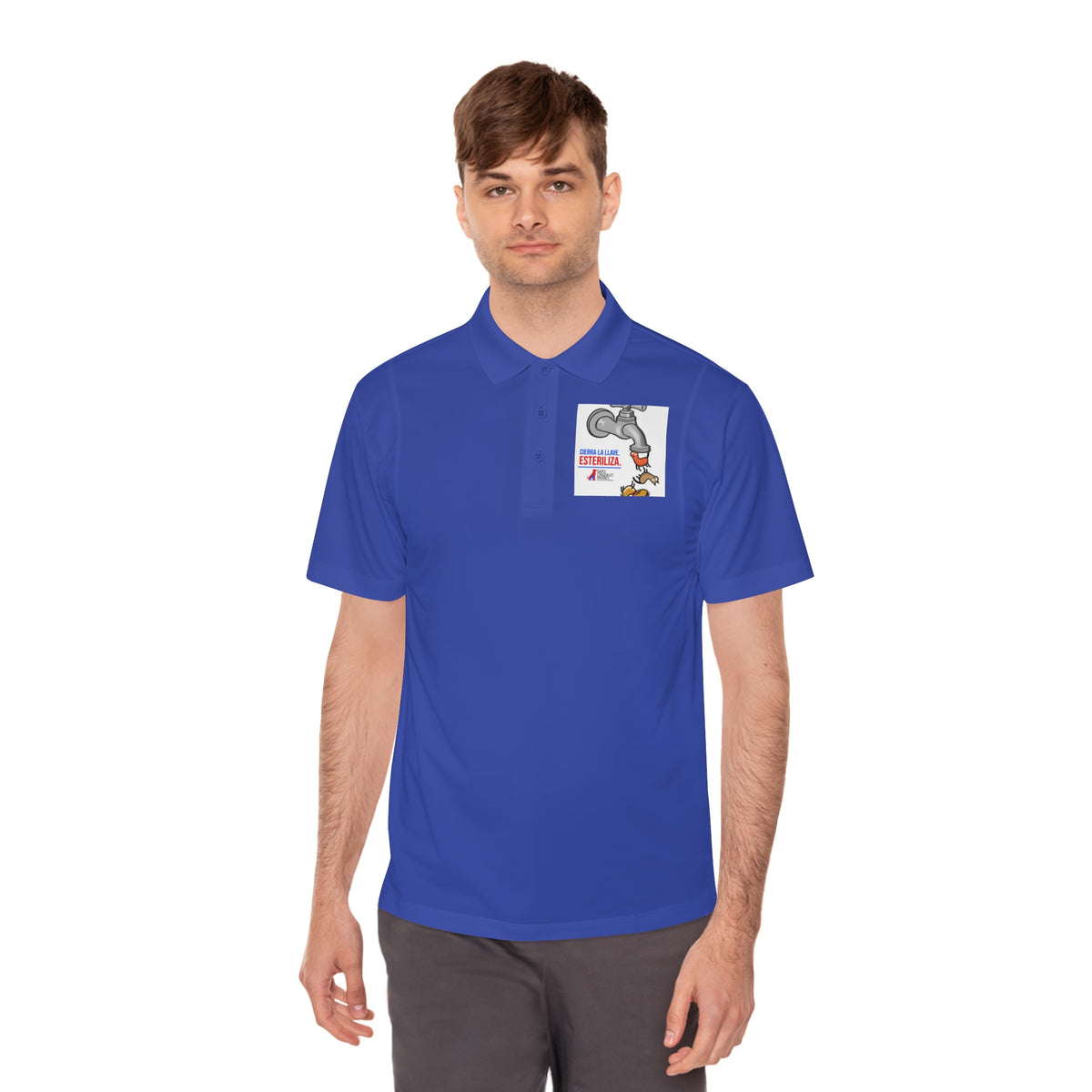 Cierra la Llave Men's Sport Polo Shirt