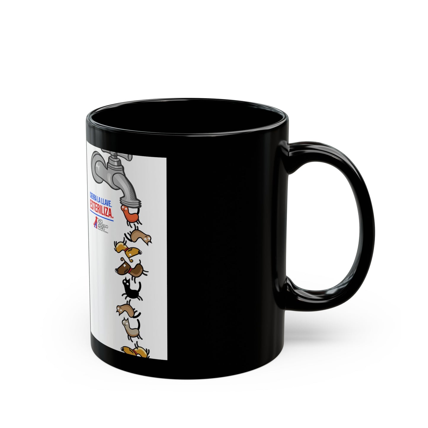 Black Mug (11oz, 15oz) ESTERILIZA