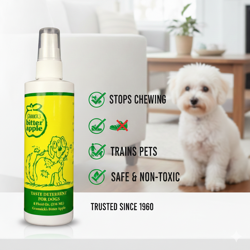 Grannick's Bitter Apple Taste Deterrent Spray for Dogs