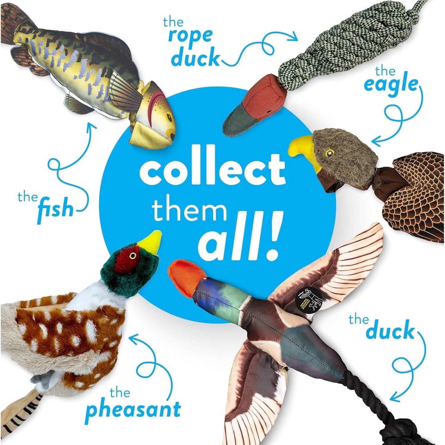 Spunky Pup Fly & Fetch Plush Dog Toy