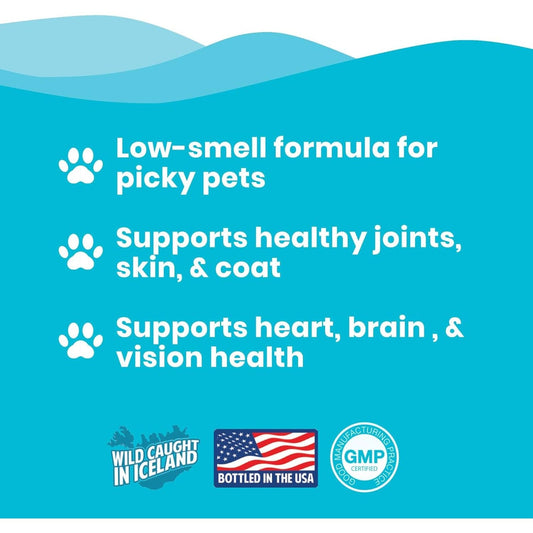 Paramount Pet Health Omega-3 Fish Oil Supplement for Dogs & Cats