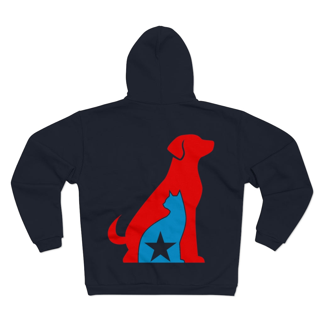 Sato: Orgullo Patrio Unisex Hooded Zip Sweatshirt