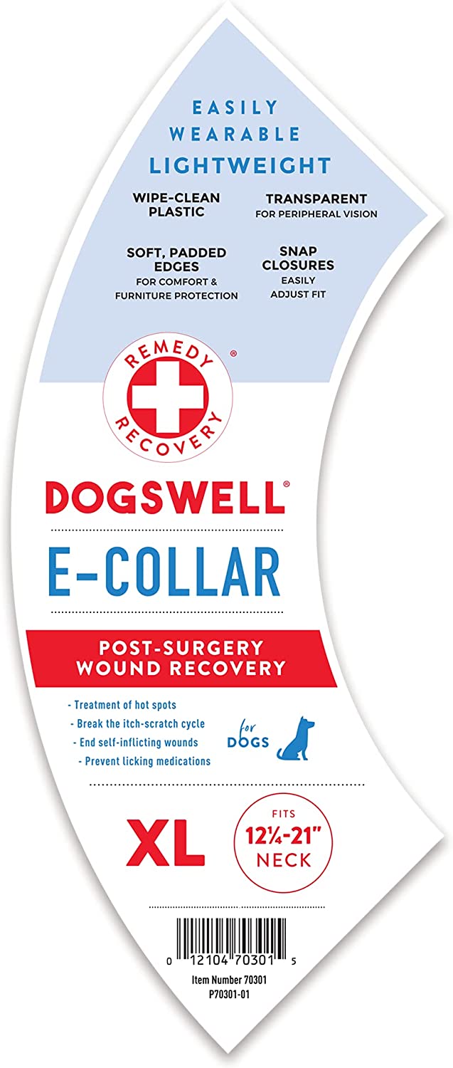 Remedy + Recovery E-Collar, Colors Vary (X-Large Clear)