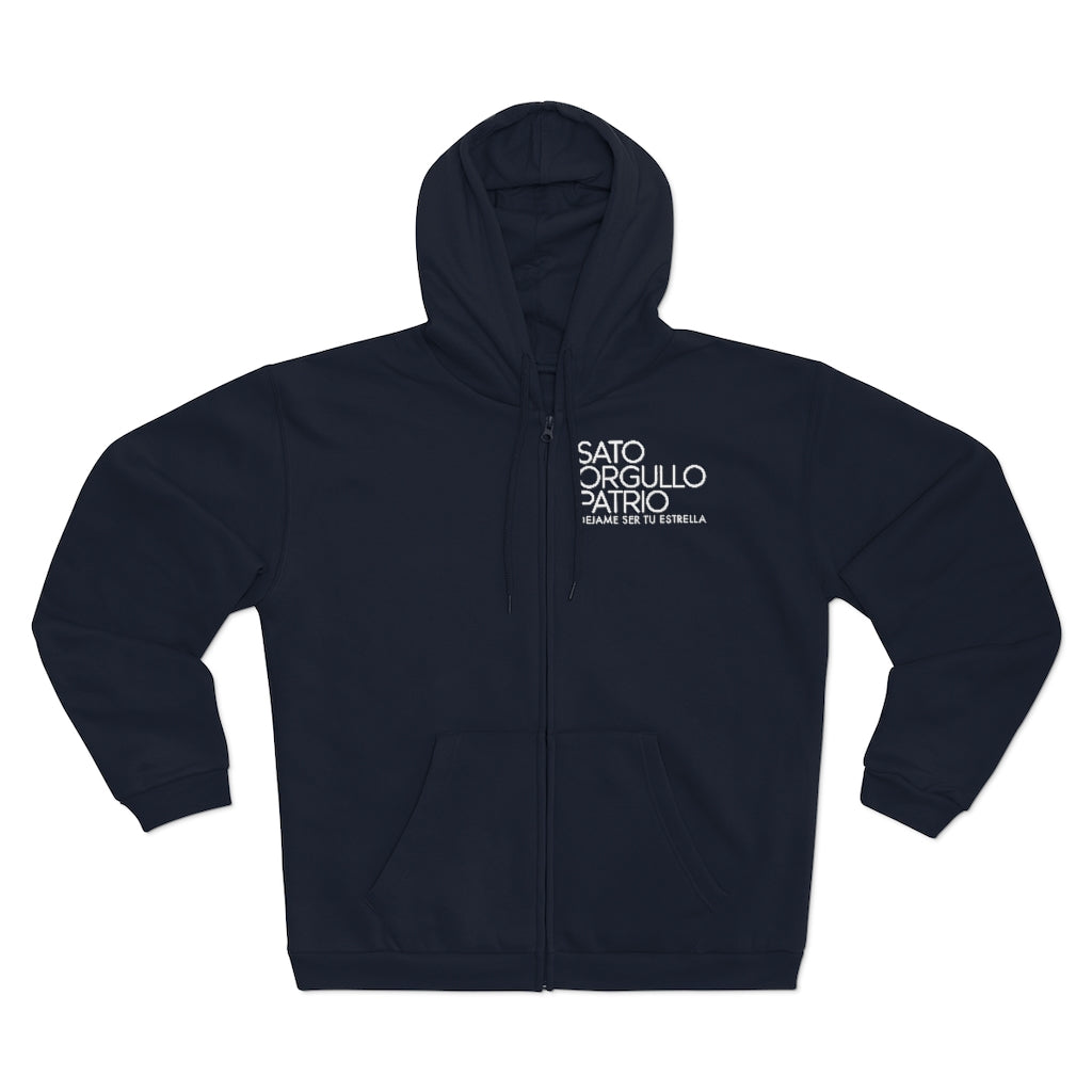 Sato: Orgullo Patrio Unisex Hooded Zip Sweatshirt