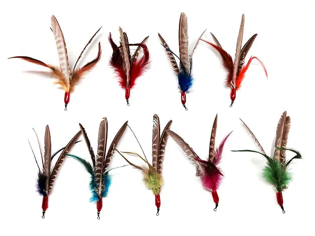Go Cat Da Bird Cat Toy Refill Accessories, Super Refill with Extra Feathers
