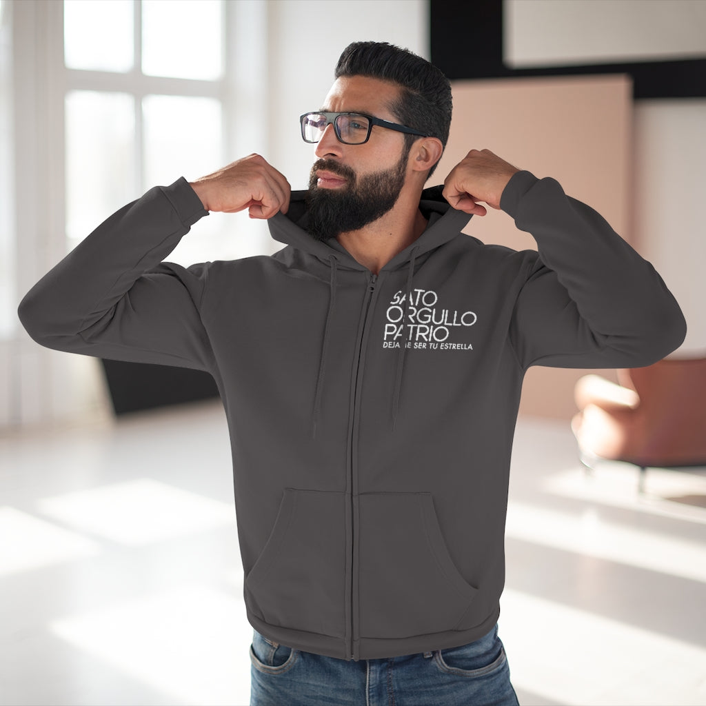 Sato: Orgullo Patrio Unisex Hooded Zip Sweatshirt