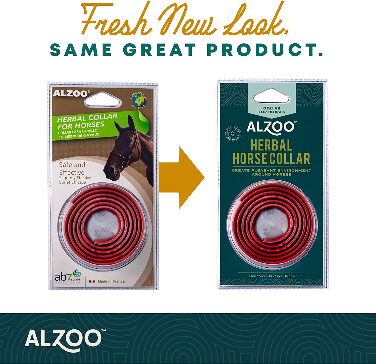 ALZOO Natural Herbal Fly Collar for Horses