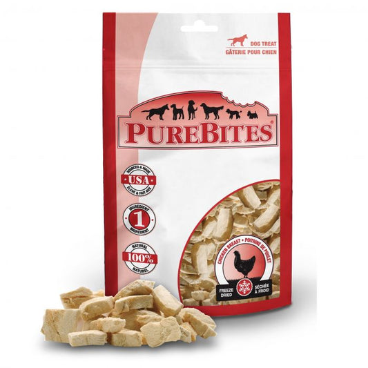 PureBites Freeze-Dried Chicken Dog Treats — Single Ingredient