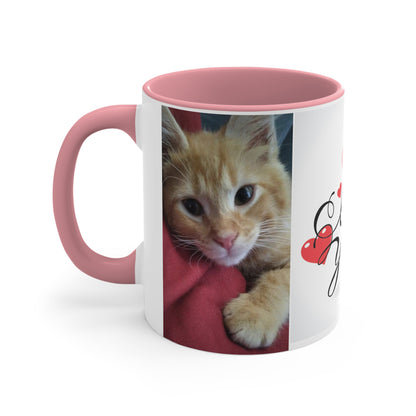 Sato Orgullo Patrio -  Gatos de San Valentín (Taza de 11oz)