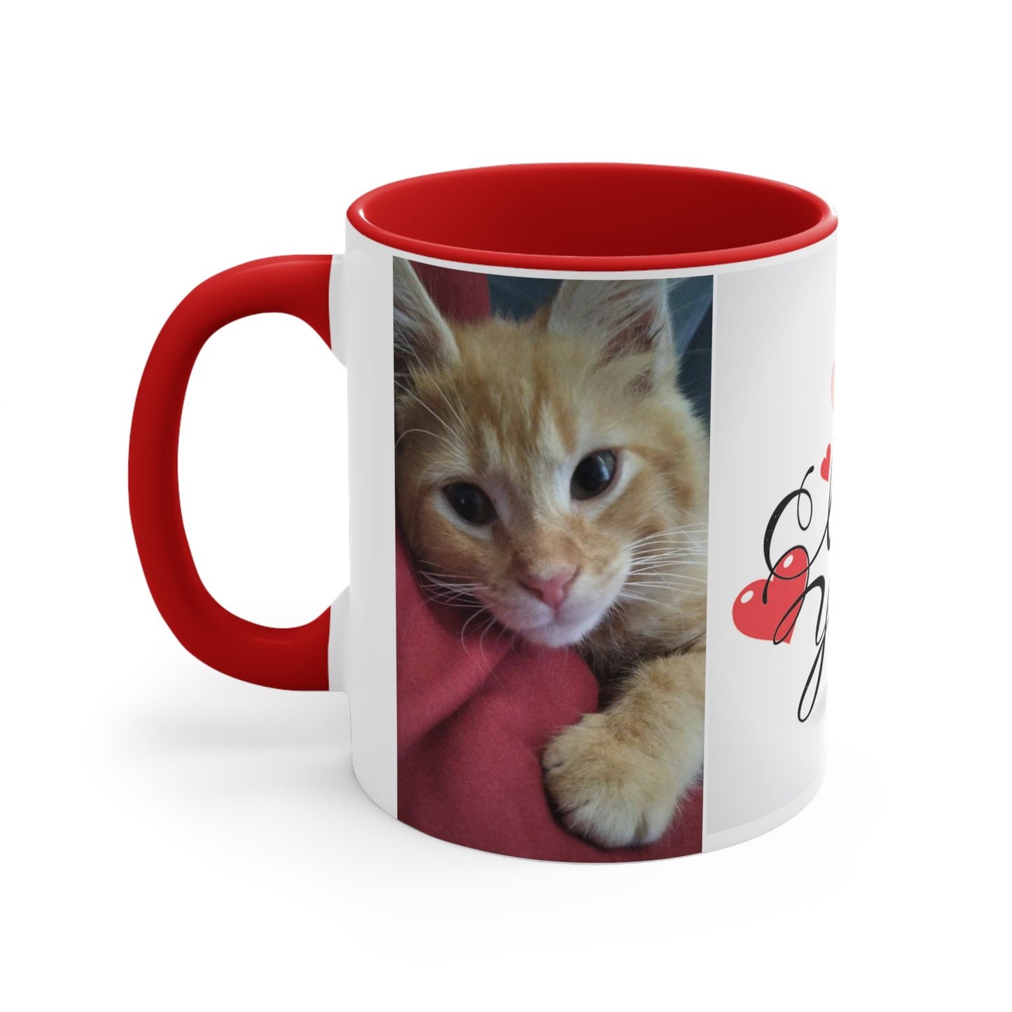 Sato Orgullo Patrio -  Gatos de San Valentín (Taza de 11oz)