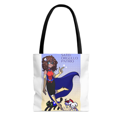 Manga - Bolso Tote (Niña y Bandera)