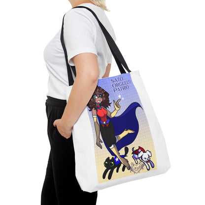 Manga - Bolso Tote (Niña y Bandera)