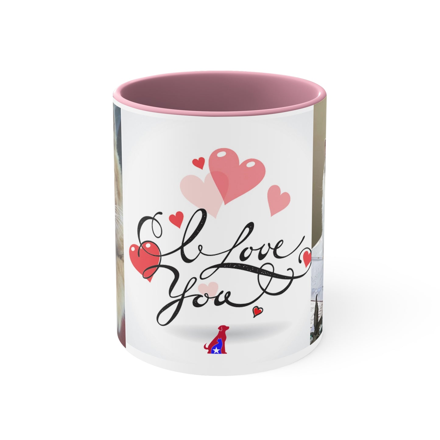 Sato Orgullo Patrio -  Gatos de San Valentín (Taza de 11oz)