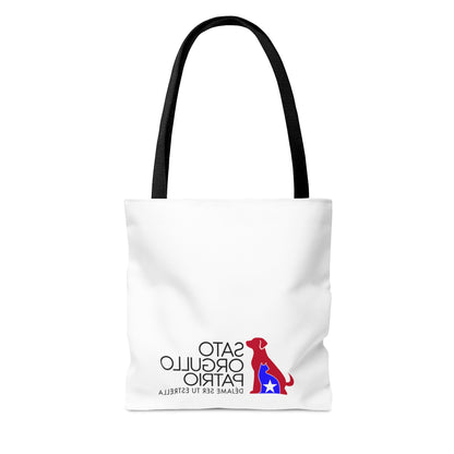 Manga - Bolso Tote (Niña y Bandera)