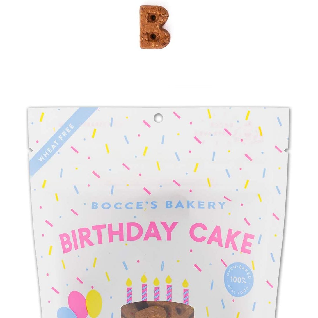 Bocce's Bakery Birthday Cake All-Natural Dog Treats — PB & Vanilla