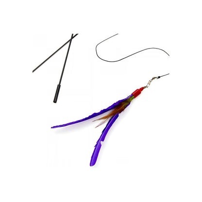 Go Cat Da Bird 2-Piece Pull Apart Cat Wand Toy — Handmade in the USA