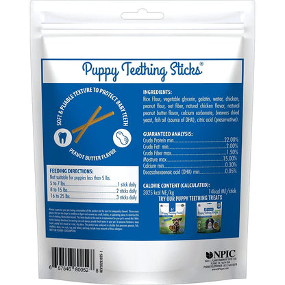 N-Bone Puppy Teething Sticks — Peanut Butter, 3.74 oz
