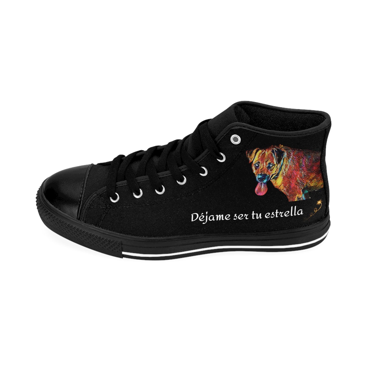 Déjame ser tu estrella - High Top Negro para Mujer