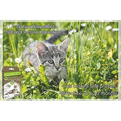 ALZOO Natural Flea & Tick Squeeze-On for Cats — 3 Pack