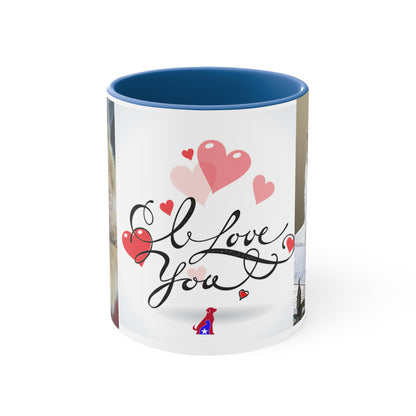 Sato Orgullo Patrio -  Gatos de San Valentín (Taza de 11oz)