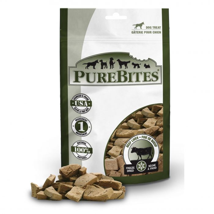 PureBites Beef Liver Freeze-Dried Dog Treats — Single Ingredient