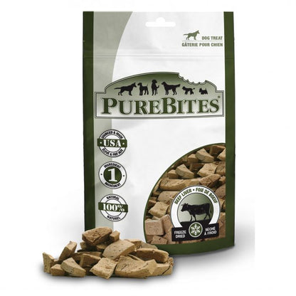 PureBites Beef Liver Freeze-Dried Dog Treats — Single Ingredient