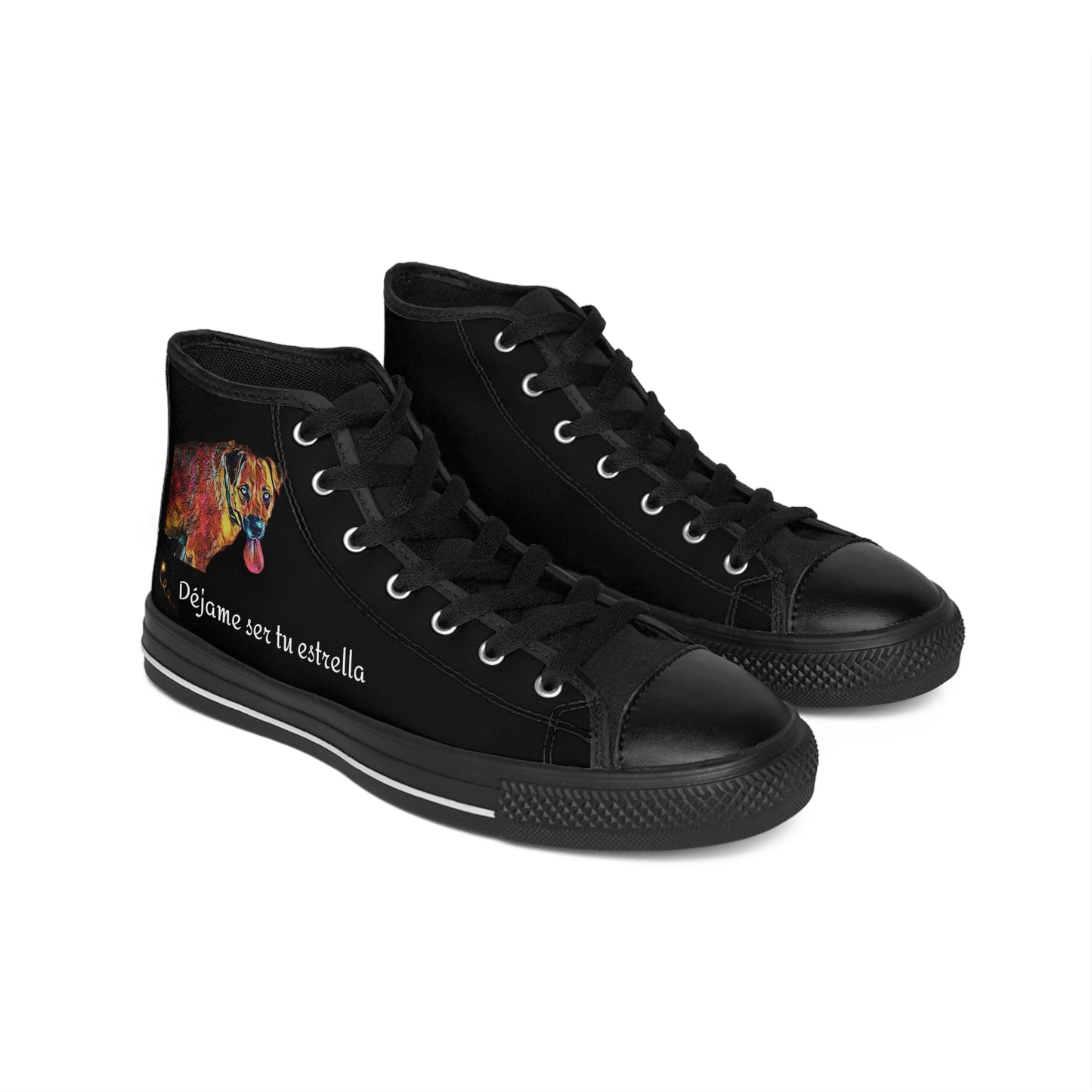 Déjame ser tu estrella - High Top Negro para Mujer