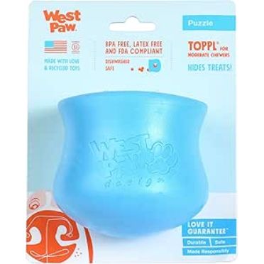 West Paw Zogoflex Toppl Treat Dispensing Puzzle Toy — Large