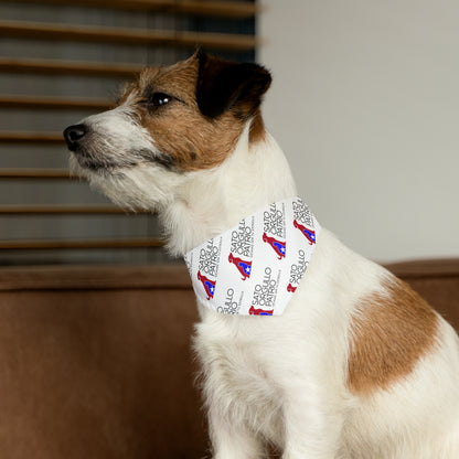 Sato Orgullo Patrio - Bandana para mascotas con logos