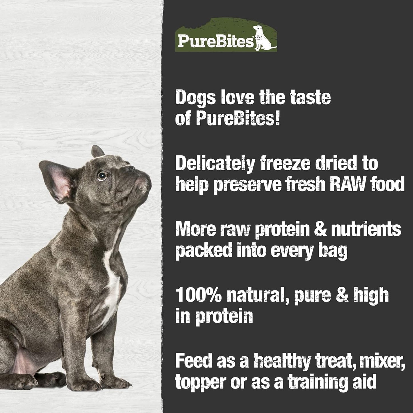PureBites Beef Liver Freeze-Dried Dog Treats — Single Ingredient