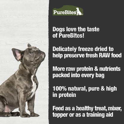 PureBites Beef Liver Freeze-Dried Dog Treats — Single Ingredient