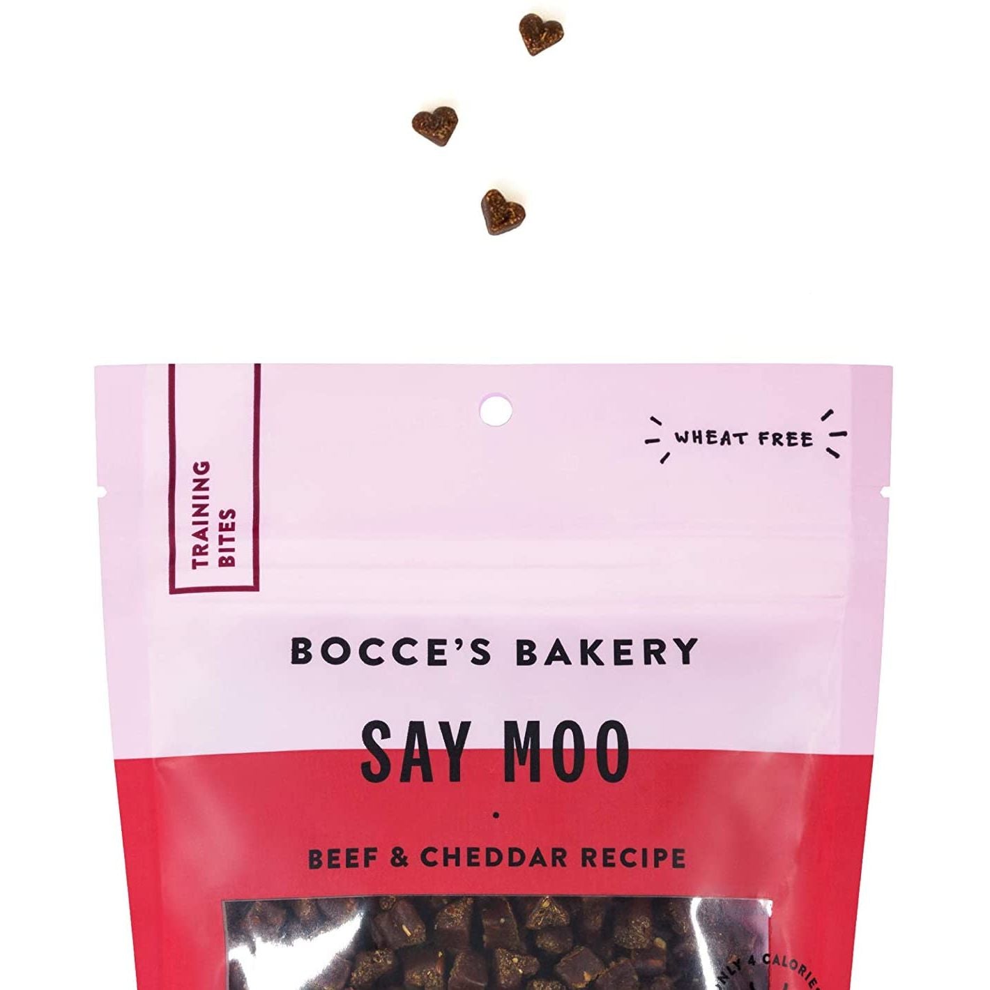 Bocce's Bakery Say Moo Beef & Cheddar Training Treats — 6 oz