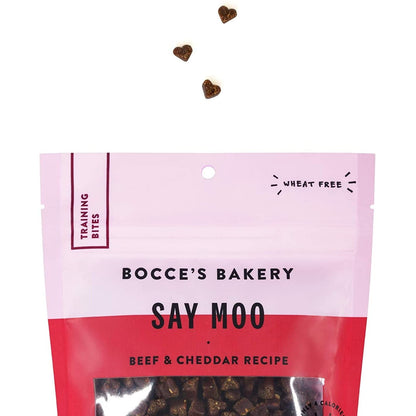 Bocce's Bakery Say Moo Beef & Cheddar Training Treats — 6 oz