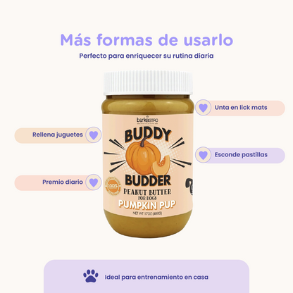 Bark Bistro Pumpkin Pup Buddy Budder 17oz jar