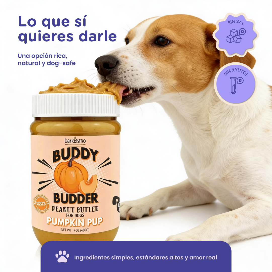 Bark Bistro Pumpkin Pup Buddy Budder 17oz jar