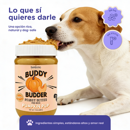 Bark Bistro Pumpkin Pup Buddy Budder 17oz jar