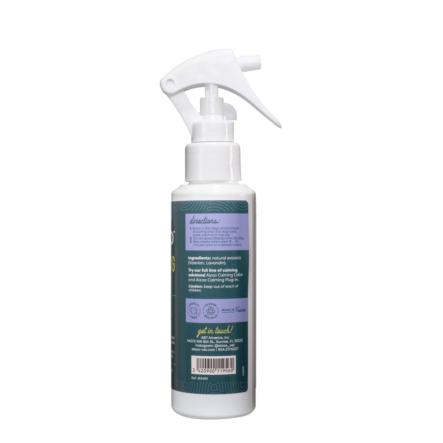 ALZOO Natural Calming Spray for Dogs — 3.4 oz